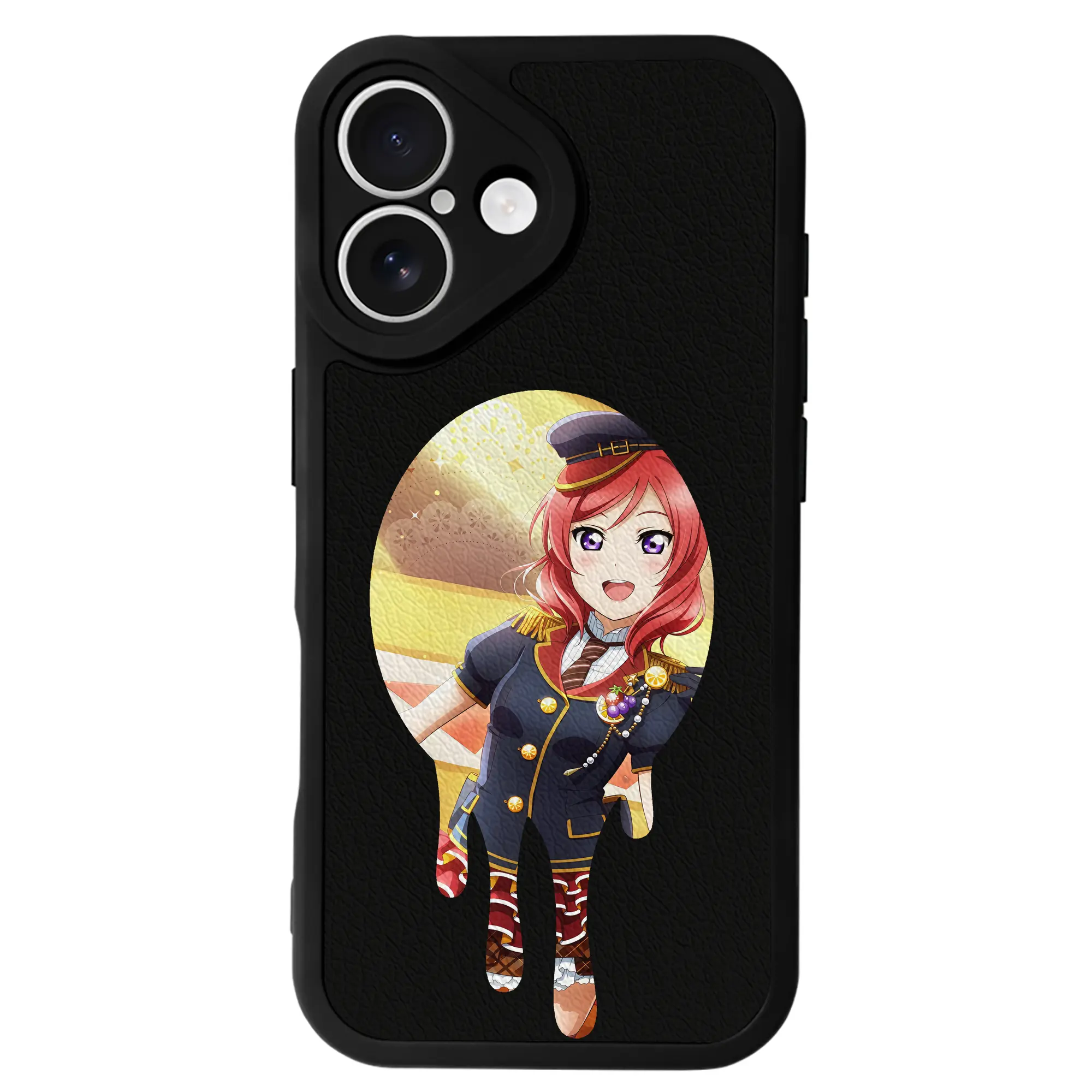 Love Live! グッズ,西木野真姫 - IPhone 16シリーズ対応 ・ シリコンスマホケース ・ レザー調 ・ 高精度フィット ・ 耐衝撃 ・ ワイヤレス充電対応 ・ 精密カット